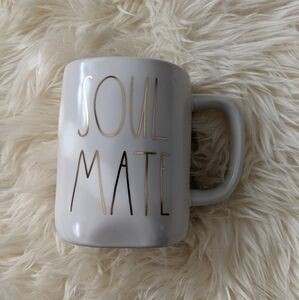 𝅺rae DUNN soul mate large ceramic mug 19.5oz new